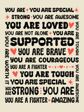 To My Daughter Braver (From Mom) – Sherpa Fleece Blanket